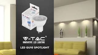 VTac GU10 LED spot  Introduktion [upl. by Zabrine]