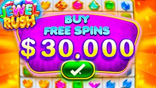 I DID A ALL IN 30000 BUY ON JEWEL RUSH a BETTER Fruit Party [upl. by Glenine810]