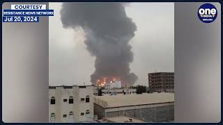 OneindiaHouthis Massive Retaliation Shakes IsraelHouthis Target Port Eilat After Yemen Port Bombed [upl. by Goren]