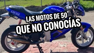 8 MOTOS DE 50 o CICLOMOTORES RAROS que no conocías [upl. by Baerman43]