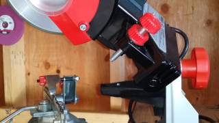 CBN Grinding Wheel On My Oregon 520 120 Bench Grinder [upl. by Hausmann]