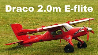 Draco 20m Eflite  scale RC airplane  4K  Jirice 2022 [upl. by Weinert]