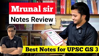 Mrunal sir economy notes 2024 Review  Best Economy notes for Hindi amp English  UPSC prelims 2024 [upl. by Yecart710]