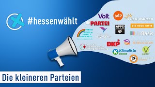 Hessen wählt  die kleineren Parteien  Landtagswahl 2023 [upl. by Etnaik]