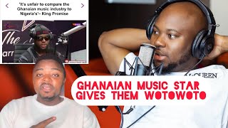 Ghana Didn’t Cedis Coming 😂 Ghana star Explains why Nigeria is far bigger than Ghana in Music [upl. by Assenal]