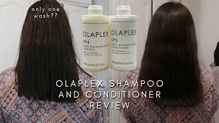 OLAPLEX SHAMPOO AND CONDITIONER REVIEW amp DEMO  it saved my hair [upl. by Nede]