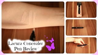 Lacura Concealer Pen  Review amp Swatches Aldi [upl. by Nelram681]