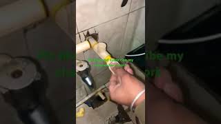 C PVC TEE F T A PUSE KASHE KAIR THA HAI WASIM PLUMBER 🛠️🔥🛠️🔥🛠️🔥 [upl. by Margery]