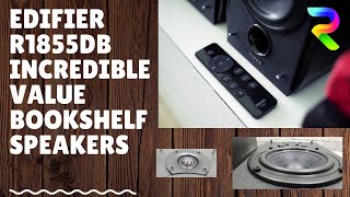 Edifier R1855DB Bookshelf Speakers  Unboxing Review and Comparison [upl. by Airdnna]