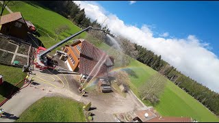 Feuerwehr Grosswangen im Einsatz 🚒🪓 🇨🇭 Firefighters in Action [upl. by Nymzaj]