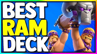 The BEST Evo Battle Ram Deck in Clash Royale [upl. by Erdnaek]