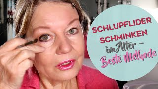 Schlupflider schminken im Alter – Beste Methode [upl. by Pell]