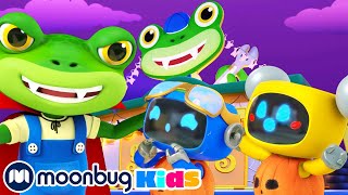 Whats That Noise  Geckos Halloween Songs  Geckos Garage  Childrens Music  Vehicles For Kids [upl. by Maurili]