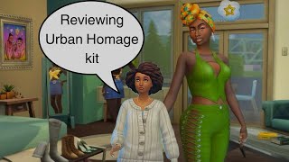 A review of Sims 4 Urban Homage kit [upl. by Adgam]