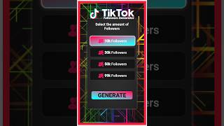 HOW TO GET 1000 TIKTOK FOLLOWERS IN 5 MINUTES 2024 New Method [upl. by Ellennahc]