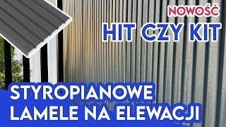 Remont elewacji  Styropianowe lamele elewacyjne  cz1 [upl. by Ellatsyrc]