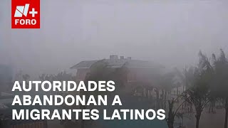 Huracán Milton Migrantes latinos fueron abandonados por las autoridades en Florida  En Una Hora [upl. by Kaja]