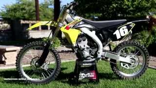 First Ride 2015 Suzuki RMZ250  Motocross Action Magazine [upl. by Lock]