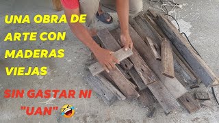 Como reutilizar maderas viejas ldea fácil para reciclar madera [upl. by Aevin]