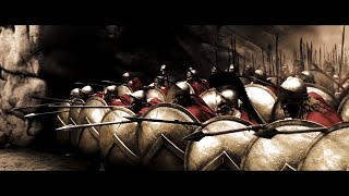 300  The First Battle Scene  Movie Clip 4K [upl. by Nosbig]