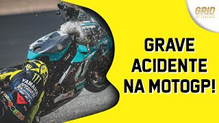 GRAVE ACIDENTE NA MOTOGP E MOTO2 [upl. by Hebner]