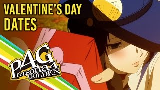 Persona 4 Golden ★ All Valentines Day Date Cutscenes [upl. by Ynnub]