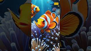 The Enchanting World of Clownfish🐠🌊 Clownfish MarineLife Ocean Wildlife Nature [upl. by Hanas]