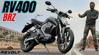 Revolt Motors RV400 BRZ Review  Why RV400 BRZ is the Best Electric Motorcycle  Lets find Out [upl. by Pomfrey]