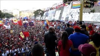 Venezuelans sing happy birthday to Hugo Chavez [upl. by Prakash]