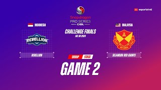 Rebellion Esports vs Selangor Red Giants GAME 2 SPS Season 5 Challenge Finals  SRG VS RBL ESPORTSTV [upl. by Hanway]