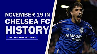 19 November in Chelsea FC History  Goal Of The Day Hernan Crespo  Statistics  Birthday [upl. by Couhp]