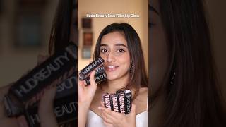 HUDA beauty faux filler lip gloss PR UNBOXING 😍 what influencers get for FREE😳 ashortaday [upl. by Ycul]