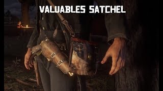 Red Dead Redemption 2 Satchel Crafting Upgrades  Valuables Satchel [upl. by Frederic552]