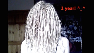 my 1 year natural free form dreadlock timeline [upl. by Symer691]