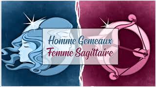 Homme Gémeaux ♊ Femme Sagittaire ♐ Compatibilité Astrologique Amoureuse [upl. by Yessak667]