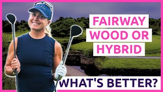 Golfbasics When to use a fairway wood or a hybrid  whats the difference [upl. by Jobina]