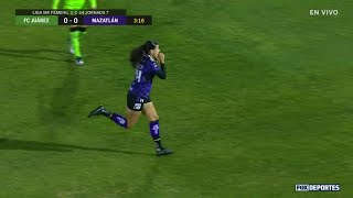 Golazo de Bouak 💥  FC Juárez 01 Mazatlán  Liga MX Femenil  Jornada 7 [upl. by Eberle]