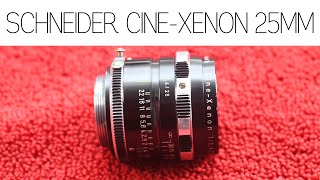 SchneiderKreuznach CineXenon 25mm F14 CMount Lens for 16mm Film Review [upl. by Dowling]