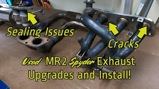 MR2 Spyder Exhaust Upgrades and Install [upl. by Miun]