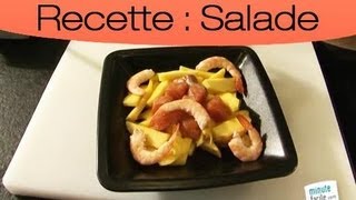 Concocter une salade de saumon et crevettes [upl. by Shanon]