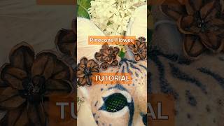 Pinecone Flower TUTORIAL 🌼°• flowers therianmask therian antizoo diyideas diy flower cat [upl. by Renrag138]