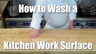 How to Properly Clean a Kitchen Work Surface [upl. by Aliahs]