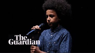 Solli Raphael 12 becomes youngest winner of Australian Poetry Slam [upl. by Kaiulani549]