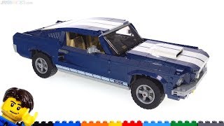 LEGO Creator 1967 Ford Mustang review 10265 [upl. by Nisior317]