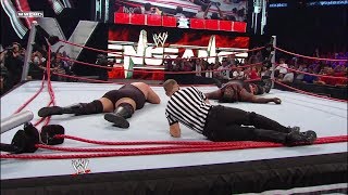 Big Show and Mark Henry obliterate the ring World Heavyweight Championship  WWE Vengeance 2011 [upl. by Nahej]