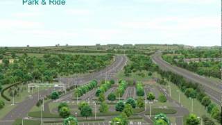 Heysham to M6 link  animated fly through January 2012 [upl. by Godfry]