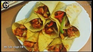 Chicken Fajitas Recipe  Chicken Wrap Recipe [upl. by Boesch]