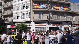 CORPUS CHRISTI  PONTEAREAS  GALIZA  RECEPÇÃO DAS AUTORIDADES DA REAL BANDA DE GAITAS DE OURENSE [upl. by Sivia549]