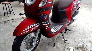 Scoopy merah maron [upl. by Aryl]