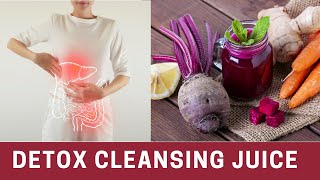 How to Make Beetroot Juice with Carrot Detox Juice for Body Cleanse  The Frugal Chef [upl. by Elumas209]